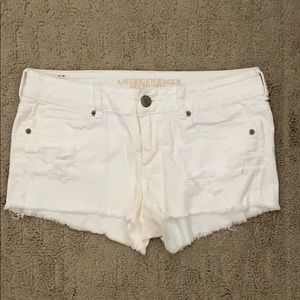 American Eagle White Shorts